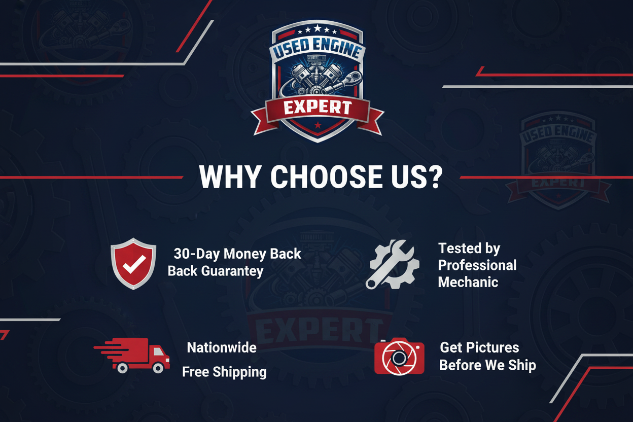 Used Engine Expert warranty and shipping benefits