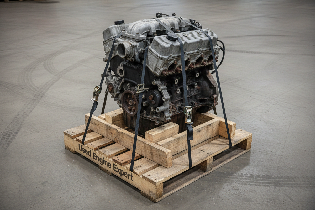 Used Engine- 1994 Ford Tempo Engine 3.0L (VIN U, 8th digit, 6 183), AT (Representative image. Actual product may vary.)