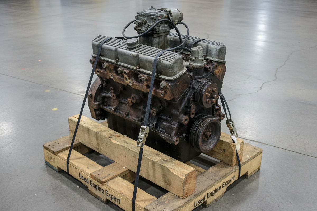 Used Engine- 1996 Ford F350 Engine 4.9L, VIN Z (8th digit, LPG), Engine ID XK 258 AA (Representative image. Actual product may vary.)